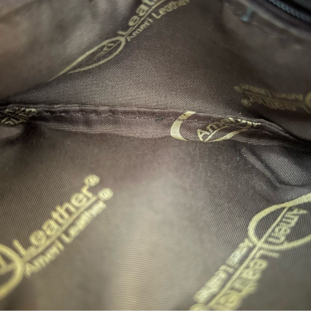 Ameri Leather Crossbody Small Purse Black Detacha… - image 5